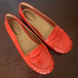 Me Too Penny Loafer flats Coral Orange 9.5